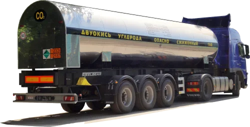 Полуприцеп-цистерны для транспортировки CO₂ (ЦЖУ)