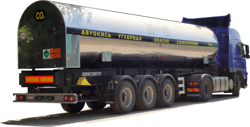 Полуприцеп-цистерны для транспортировки CO₂ (ЦЖУ)