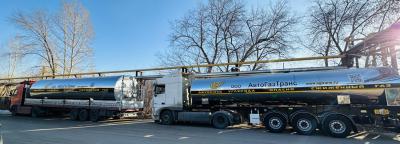 Shipment of the TsZhU-18,0-2,0 tank semi-trailer and RDKh-50,0-2,0 storage tank for liquid CO2 to the Republic of Turkmenistan