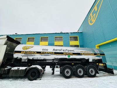 Shipment of the Tank semi-trailer TsZhU-18,0-2,0 to the Republic of Georgia, Tbilisi