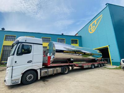 Shipment of a CO2 storage tank RDKh-50.0-2.0 with AGT 26F-DZ-15